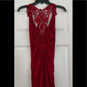 TwentyOne Women’s Red Dress Sleeveless Sz S